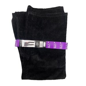 NWT Well Worn Women's Black High Rise Stretch Corduroy Pant, Size 10/30